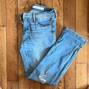 Pilcro and the Letterpress Anthropologie Jeans Slim Boyfriend Size 27